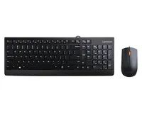 Lenovo 300 - Volle Größe (100%) - Kabelgebunden - USB - QWERTY - Schwarz - Maus enthalten
