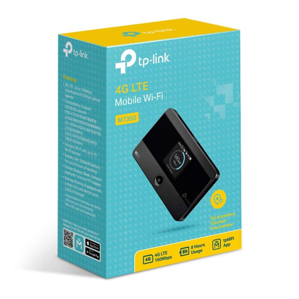 TP-LINK M7350 - Mobiler Hotspot - 4G LTE - 150 Mbps