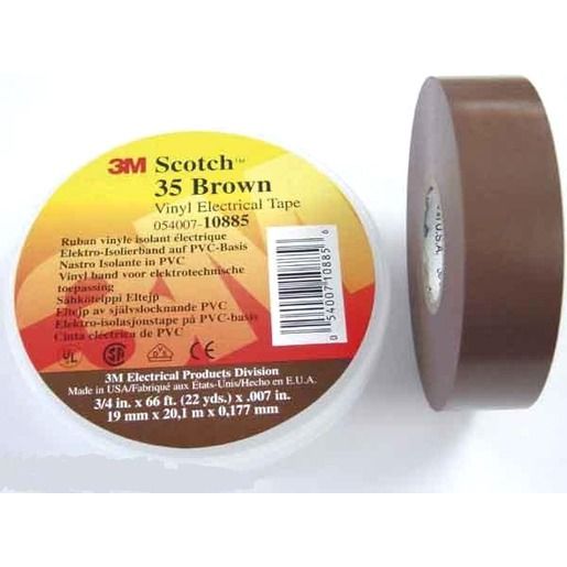 3M ISOLIERBAND SCOTCH 19MM 20M RT / NR.35 7100238735