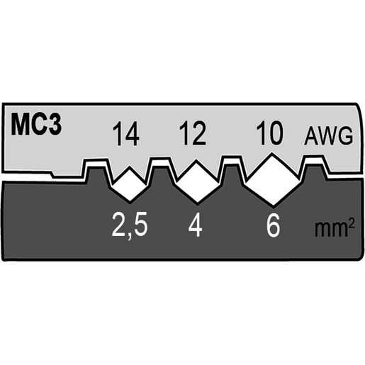 Haupa EINSATZ FÜR PHOTOVOLTAIK MC4 / HAUPA 211659/E