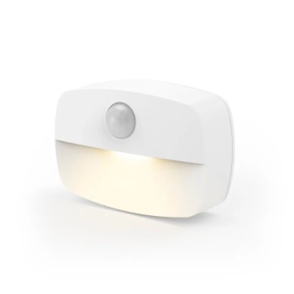 Hama LED-Nachtlicht "Cozy", Bewegungs- und Dämmerungssensor, Batterie, 3 Stück
