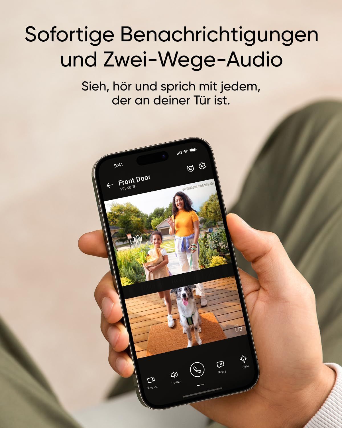 eufy Türklingel mit Kamera E340 mit Glocke