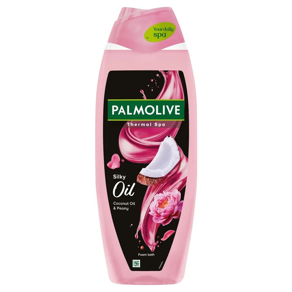 Palmolive Thermal Spa Silky Oil Schaumbad 650ml - mit Kokosnuss-Öl und Lavendel