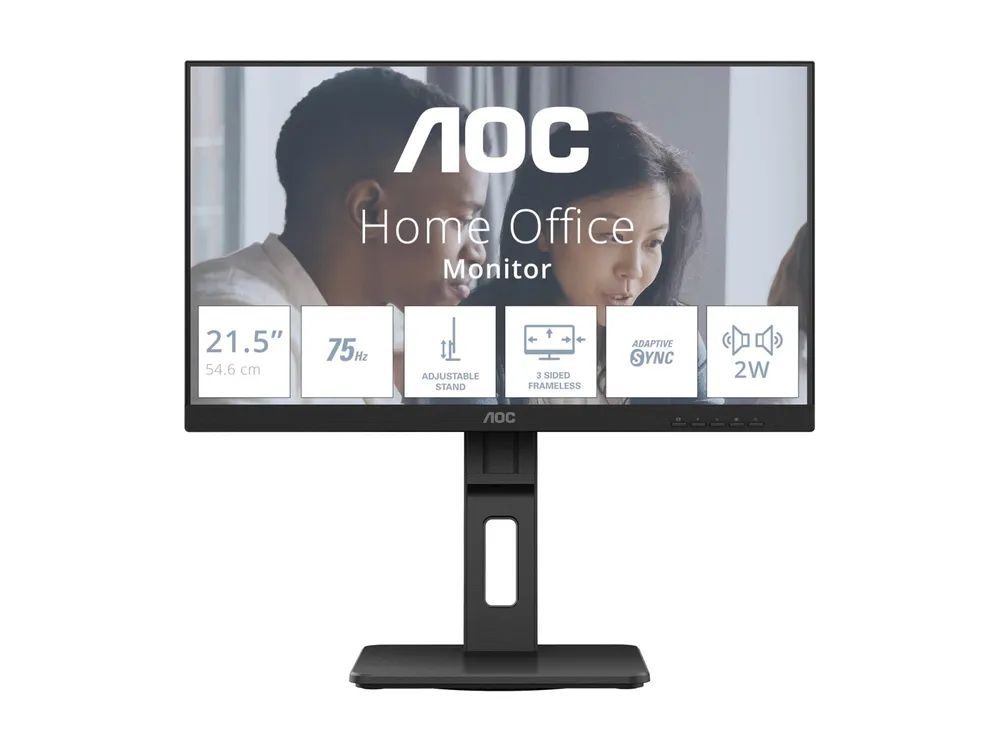 AOC 22E2UMF - LED-Monitor - 55.9 cm (22") (21.5" sichtbar)