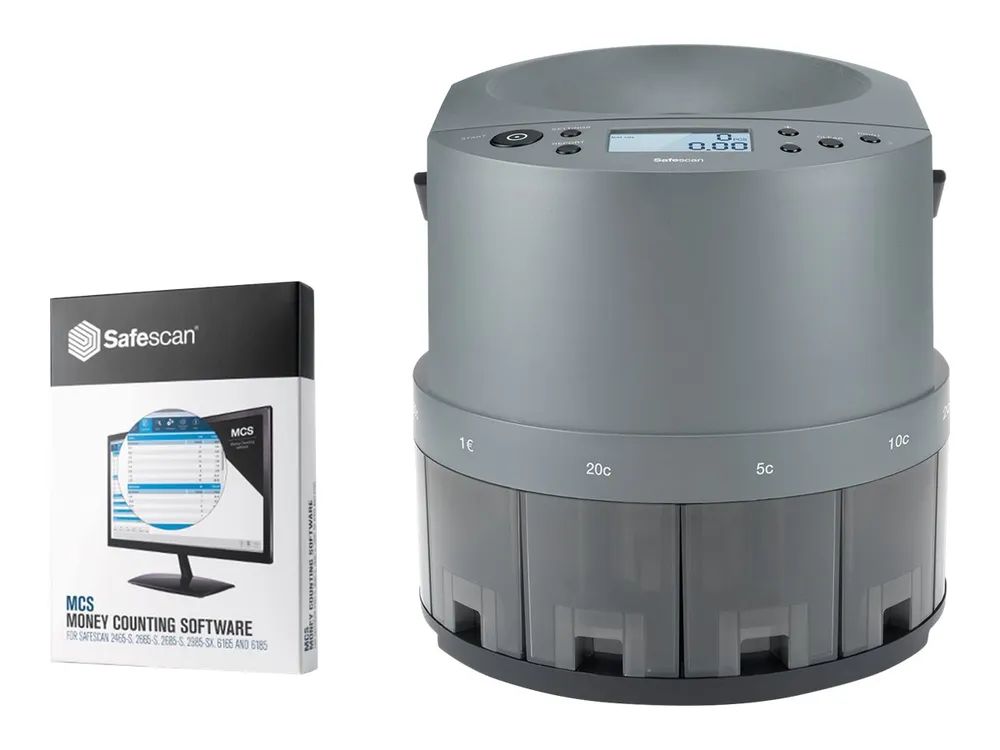Safescan 1450 - Münzenzähler / Sortierer - EUR