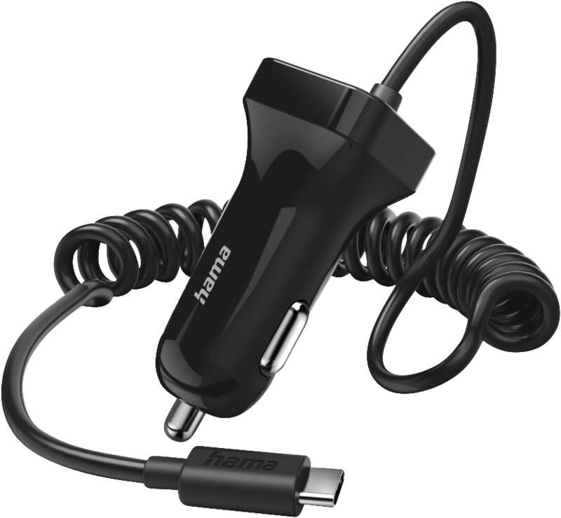 Hama 201609 Kfz-Lader, USB-C, 12 Watt