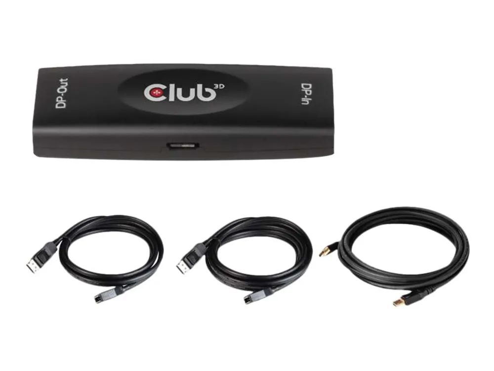 Club 3D CAC-1007 - Repeater - DisplayPort - 20-poliger DisplayPort / 20-poliger DisplayPort