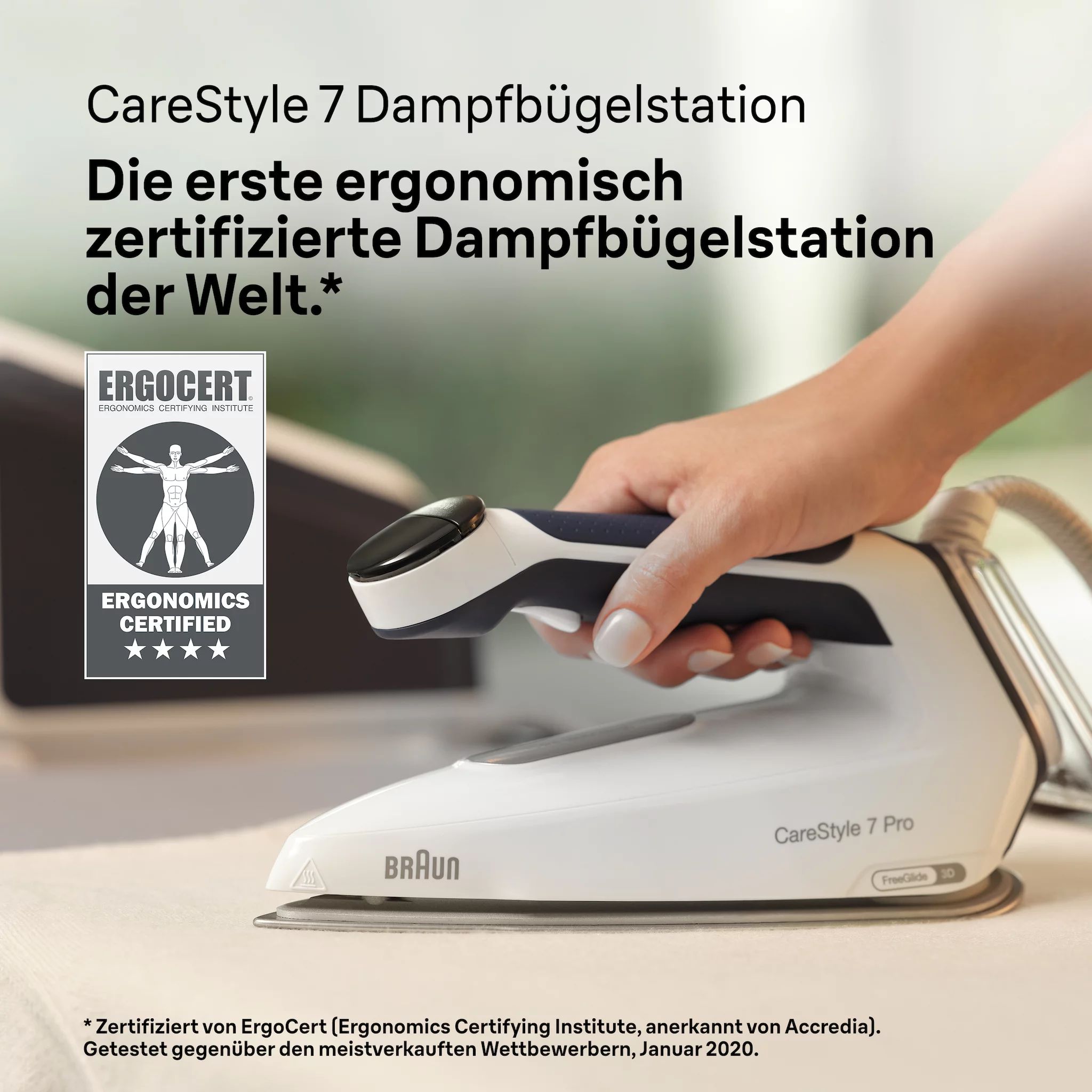 Braun Dampfbügelstation CareStyle 7 Pro IS 7282 BL