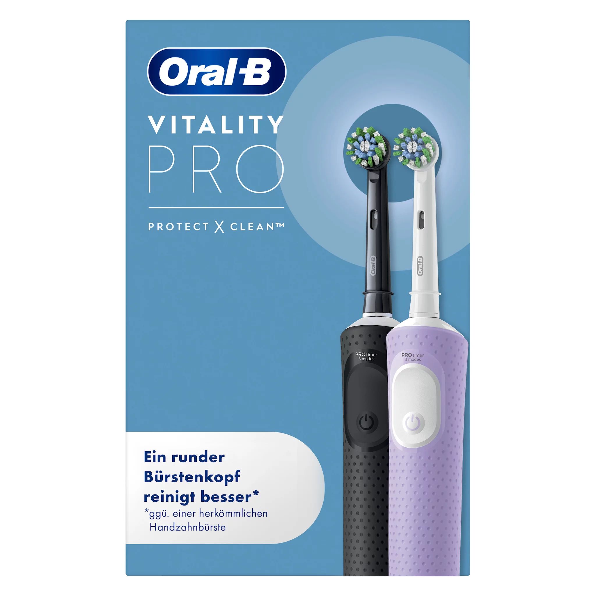 Oral-B Vitality Pro D103 Duo Black/Lilac Violet