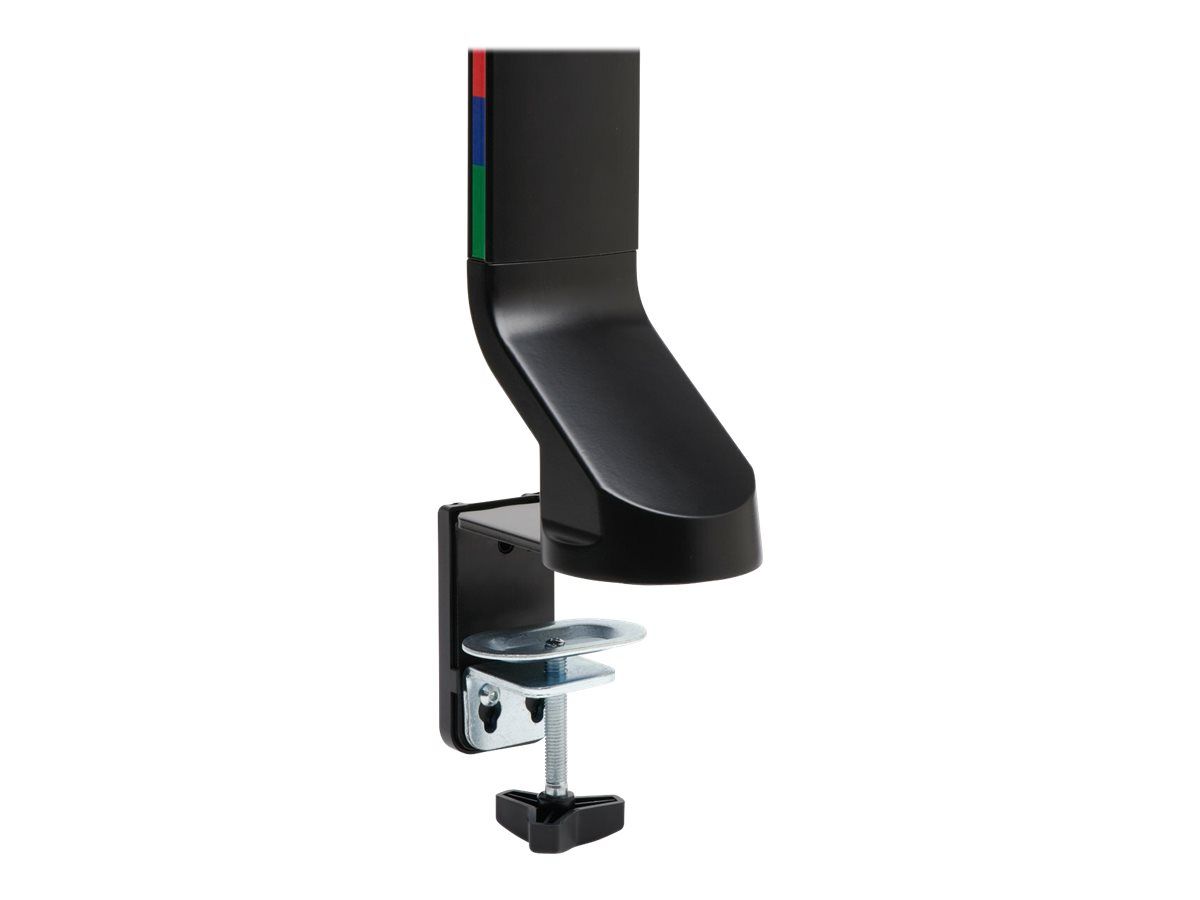 Kensington SmartFit Space-Saving Dual Monitor Arm - Befestigungskit - neig- und schwenkbar - für 2 Monitore - Aluminium, Kunststoff, Stahl - Schwarz - Bildschirmgröße: bis zu 68,6 cm (bis zu 27 Zoll)