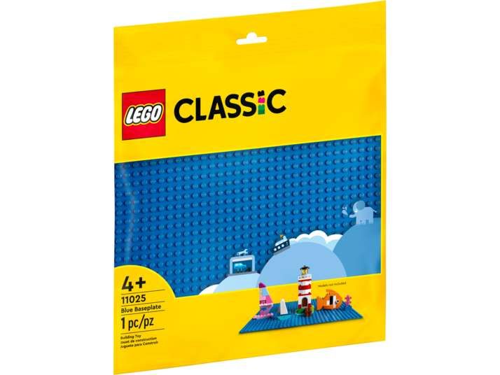 LEGO Blaue Bauplatte
