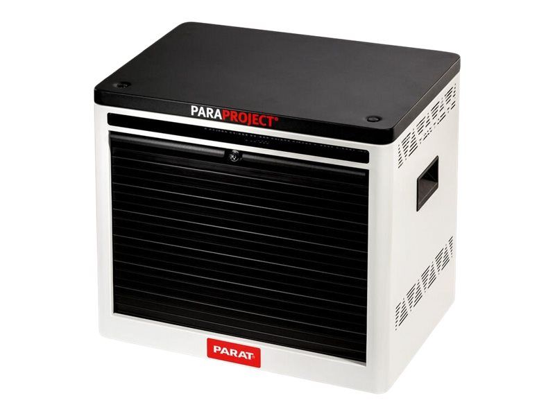 PARAT PARAPROJECT Cube C12 - Aufbewahrungsbox - für 12 Tablets / Notebooks - verriegelbar - Stahl, ABS-Kunststoff - Grau - Bildschirmgröße: bis zu 30,5 cm (bis zu 12 Zoll)