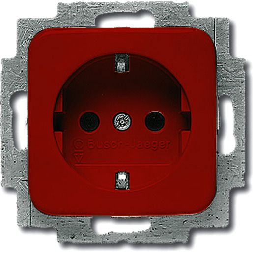 Busch-Jaeger SCHUKO STECKD. EINSATZ ROT / BUSCH 20 EUC-217-101 2CKA002011A6253