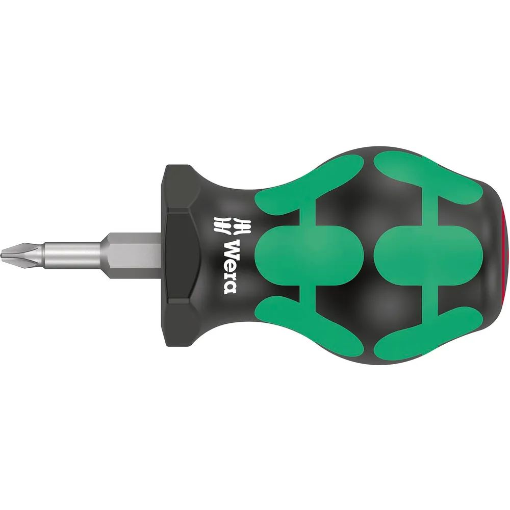 WERA Vergaser-Schraubendreher Stubby 350 PH 01/25 mm Phillips