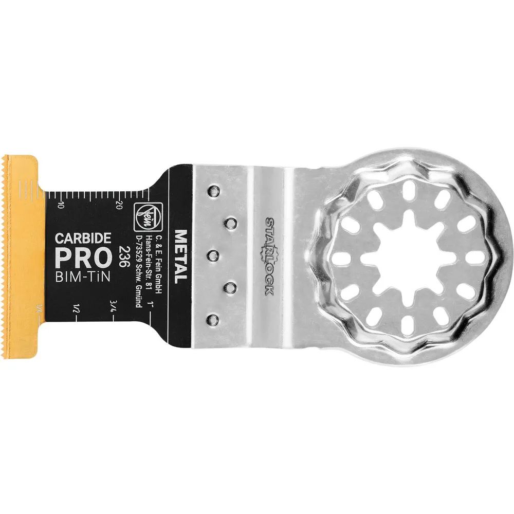 FEIN E-Cut-Sägeblatt Carbide Pro 45/35 mm SL Form 236 (10 Stück)