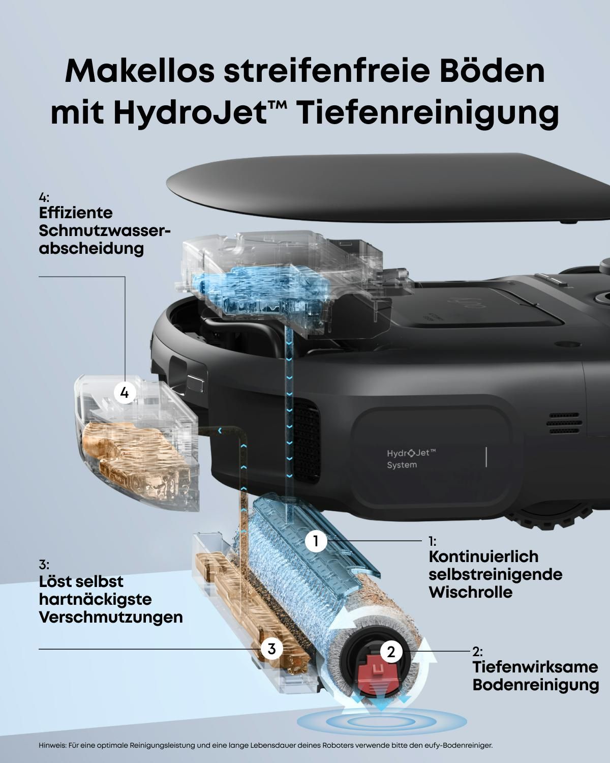 eufy Saugroboter mit Wischfunktion C28