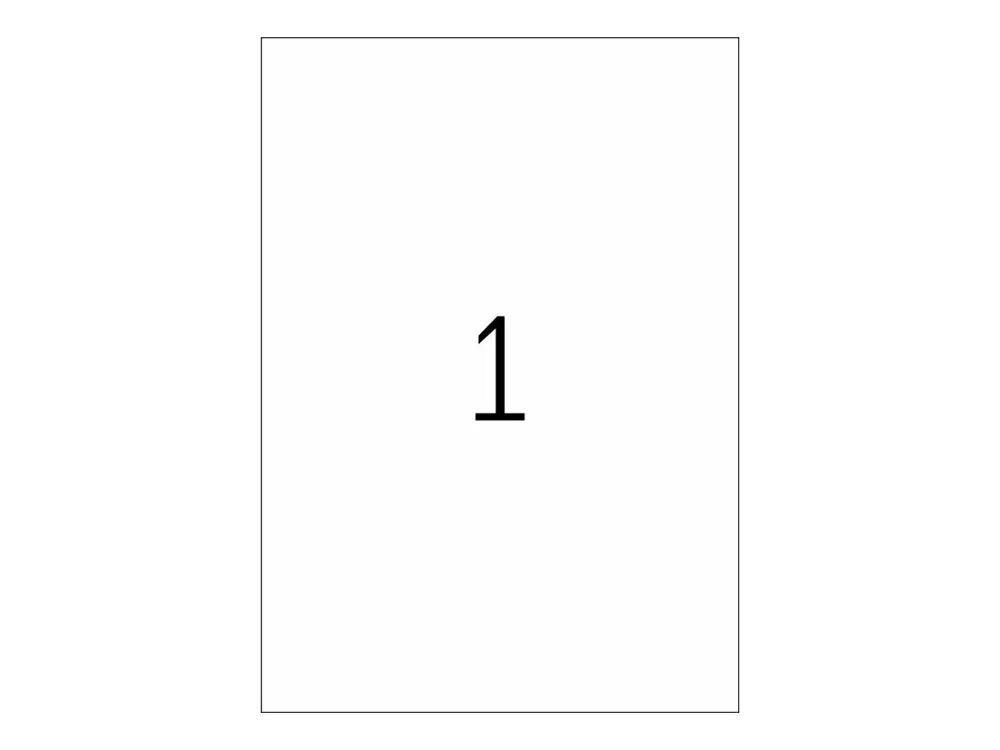 HERMA Special - Matt - permanent selbstklebend - weiß - A4 (210 x 297 mm)