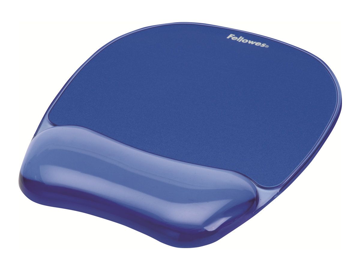 Fellowes Gel Crystal - Mauspad mit Handgelenkpolsterkissen