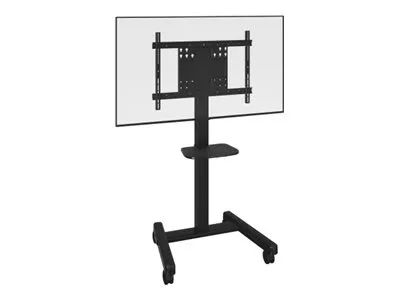 Chief FIT Series - Wagen - für interaktives flaches Paneel - mobil - Schwarz - Bildschirmgröße: 139.7-218.4 cm (55"-86")
