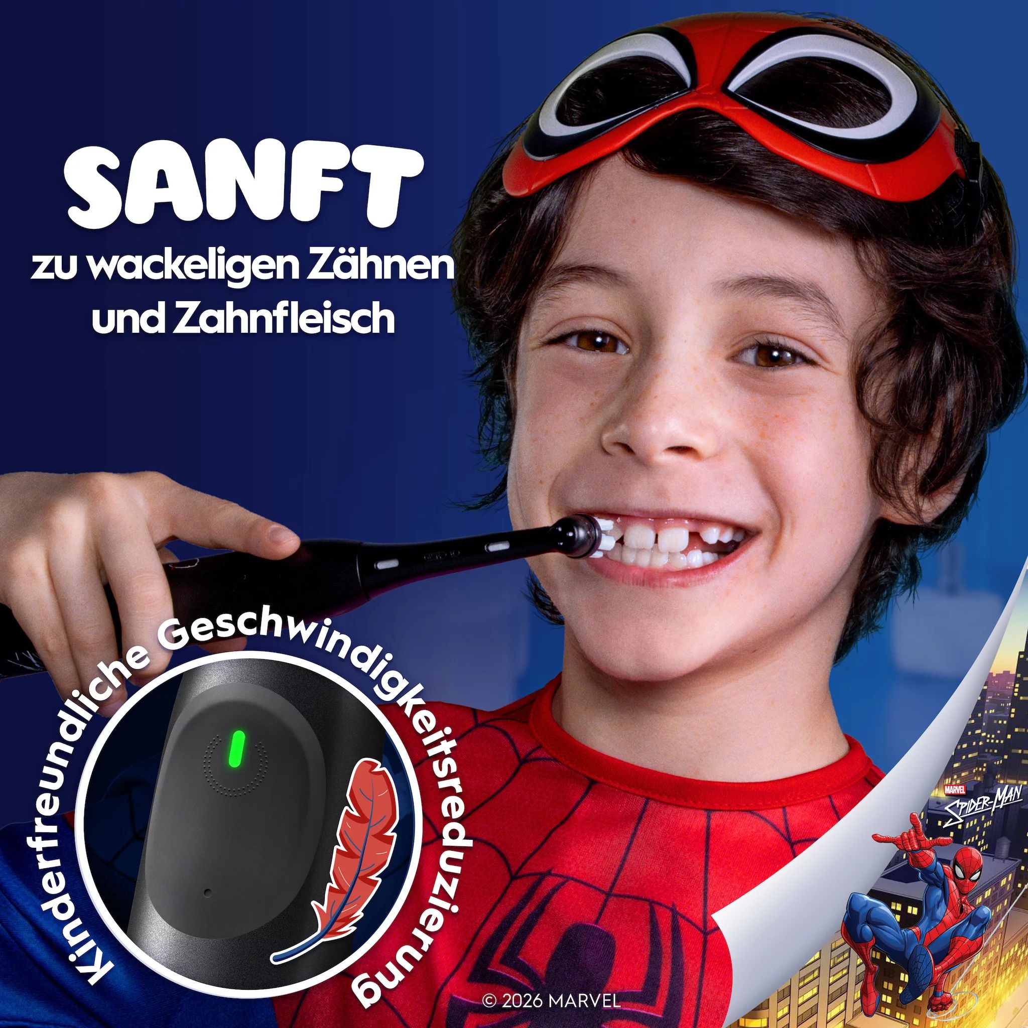 Oral-B iO Kids 6+ mit Reiseetui Spiderman