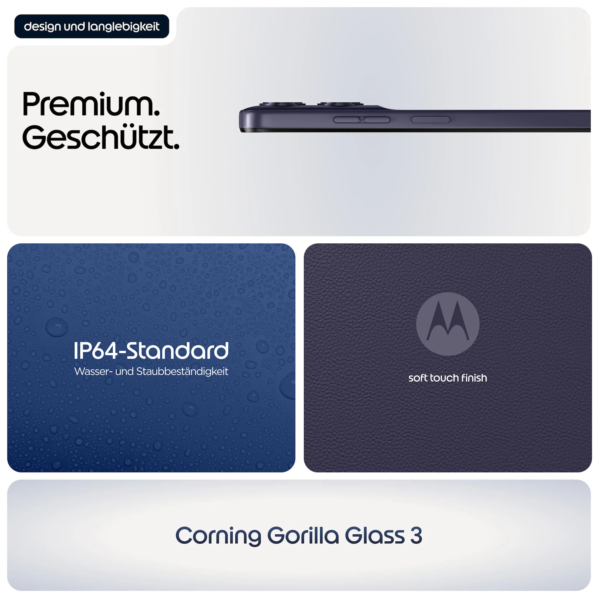 Motorola Moto g17 4/128GB, PANTONE Evening Blue