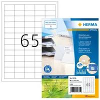 HERMA 10725 - Weiß - Selbstklebendes Druckeretikett - Gestanztes Etikett - Papier - Laser/Inkjet - Dauerhaft