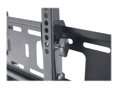 Manhattan TV & Monitor Mount, Tripod Floor Stand, 1 screen, Screen Sizes: 37-65", Black, VESA 200x200 to 600x400mm, Max 35kg, LFD, Lifetime Warranty - Aufstellung - Stativ - für Flachbildschirm - Kunststoff, Stahl - Schwarz - Bildschirmgröße: 94-177.