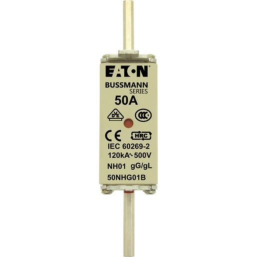 Eaton NH-SICH.EINSATZ 50A 500V GR1 / EATON NH1/ 50A 500V 50NHG01B