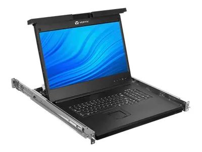 Vertiv Local Rack Access - KVM-Konsole mit KVM-Switch - 8 Anschlüsse - USB - 48.3 cm (19")