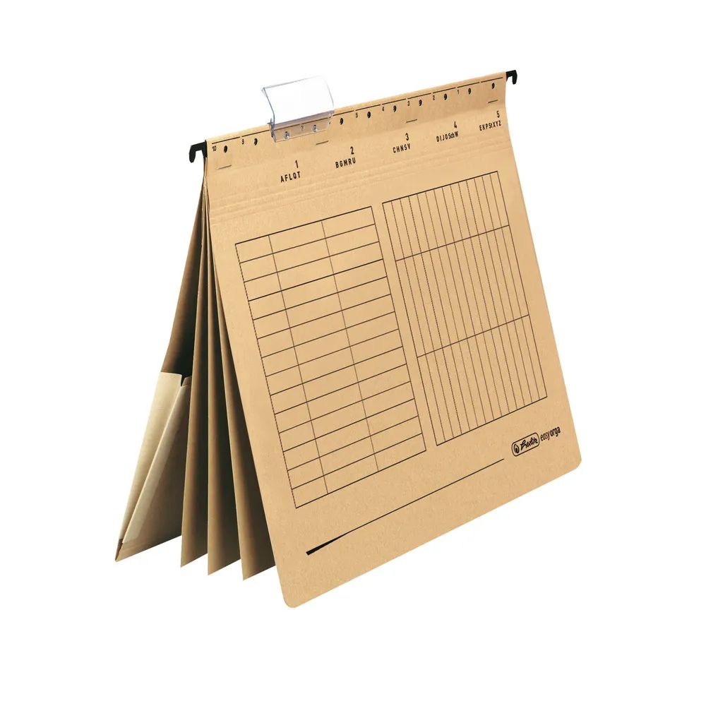 herlitz Hängehefter A4, UniReg, mehrfach, kaufmännische Heftung, natron
