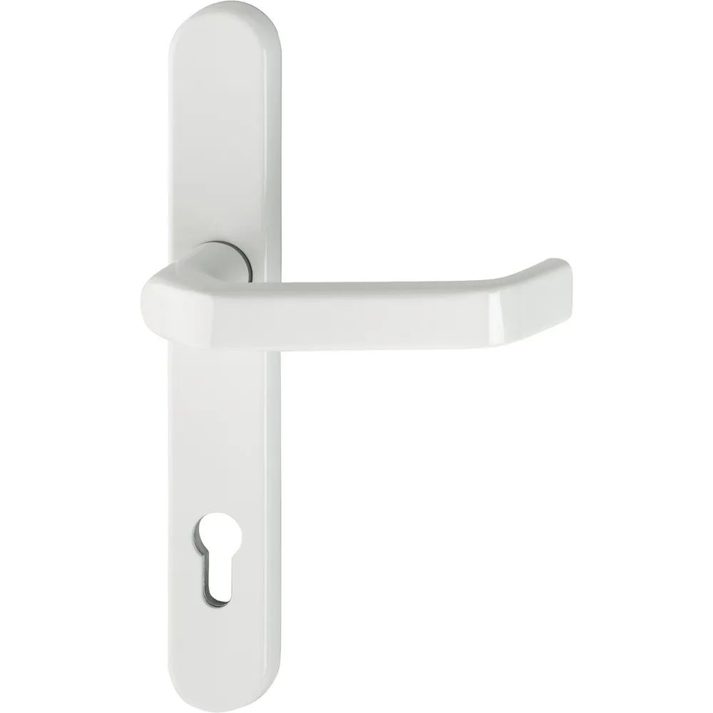 Hoppe Schmalschild - Halbgarnitur LIVERPOOL - (Innen) PZ92, 8x50, weiß RAL 9016