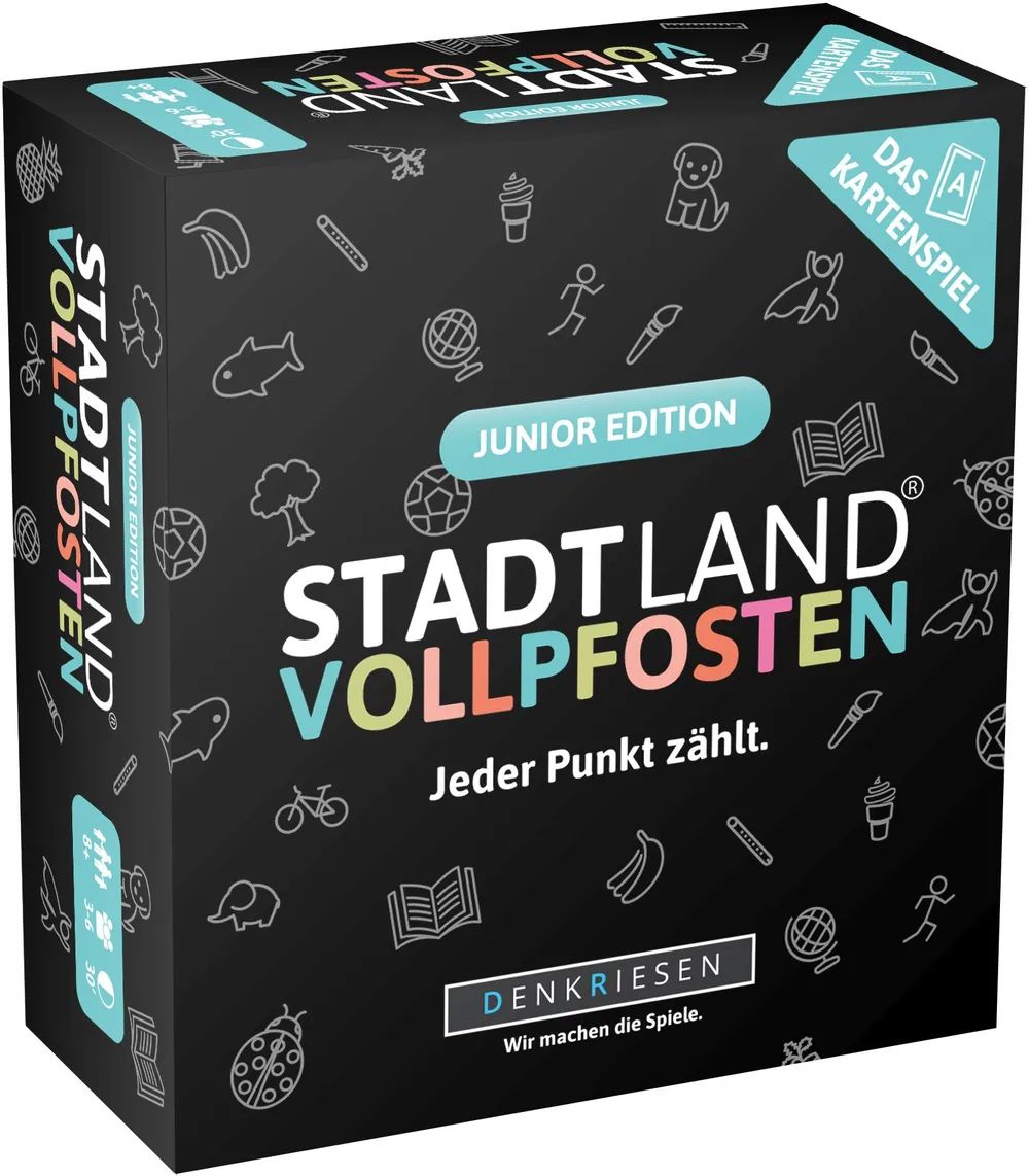 D & R Denkriesen GmbH STADT LAND VOLLPFOSTEN Kartenspiel Junio
