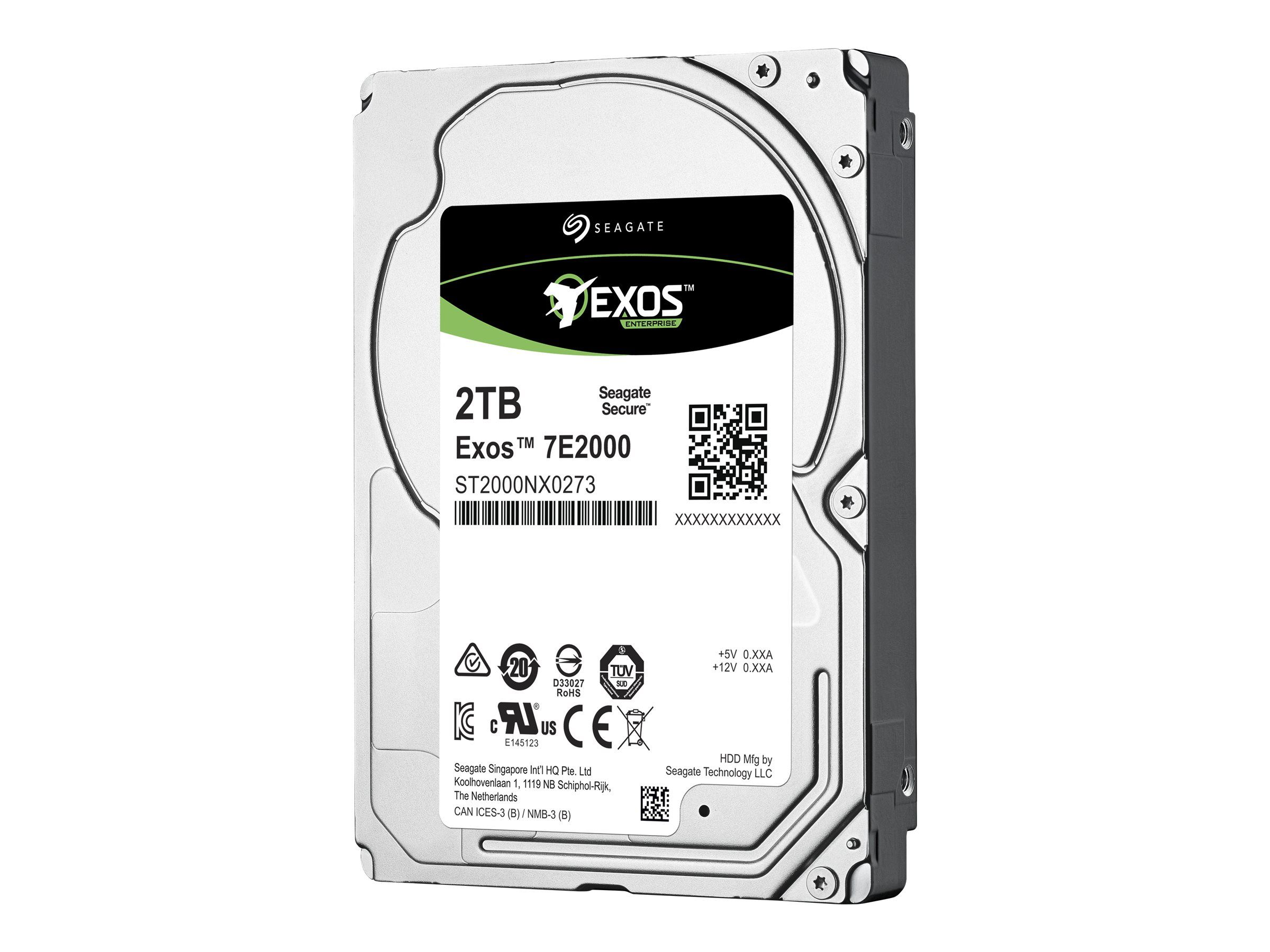 Seagate Exos 7E2000 ST2000NX0273 - Festplatte / 2 TB - Open-Box 