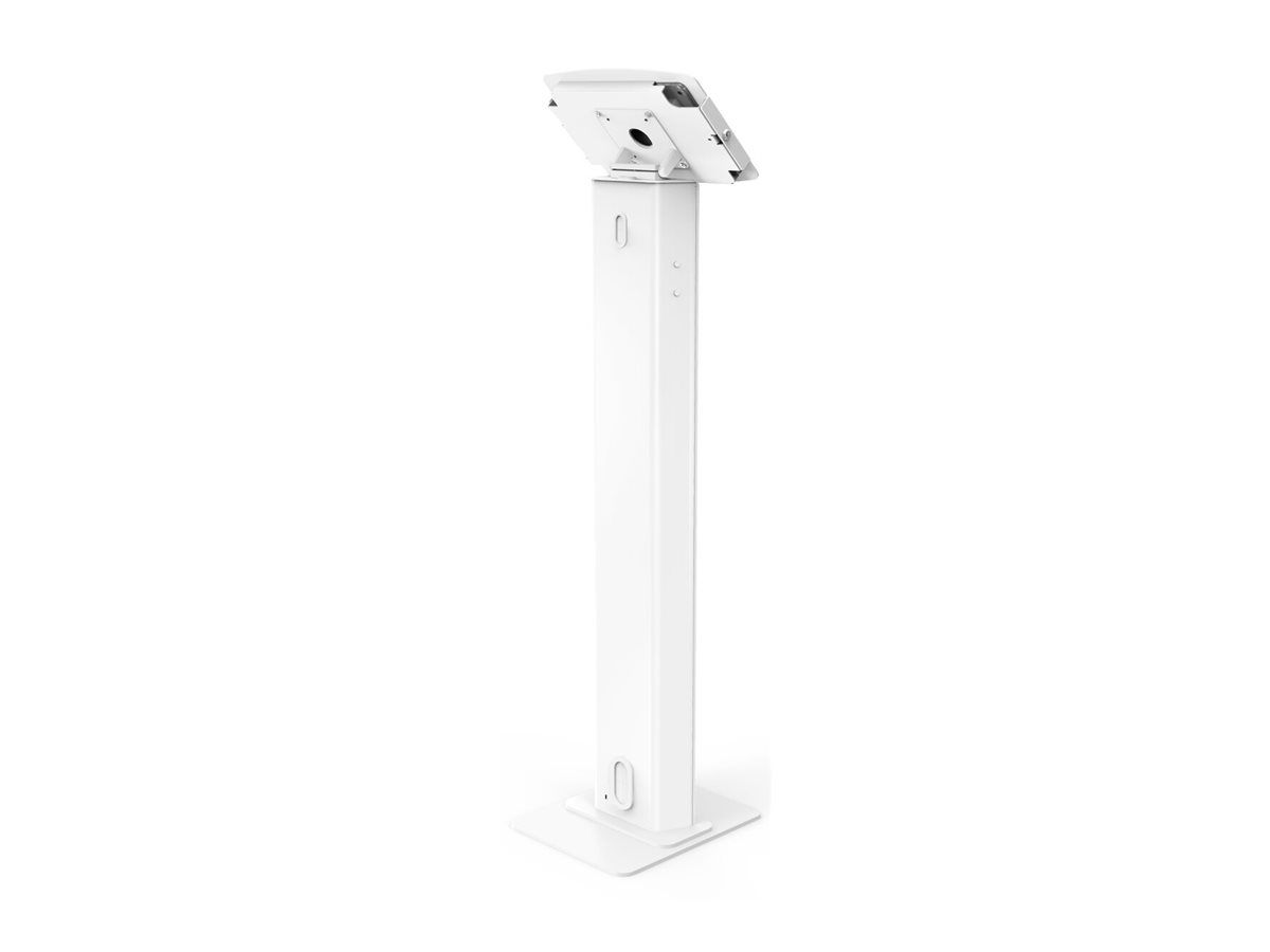 Compulocks iPad 10.2" Space Enclosure Brandable Floor Stand - Kiosk - Diebstahlschutz - für Tablett - verriegelbar - hochwertiges Aluminium - weiß - Bildschirmgröße: 25.9 cm (10.2")