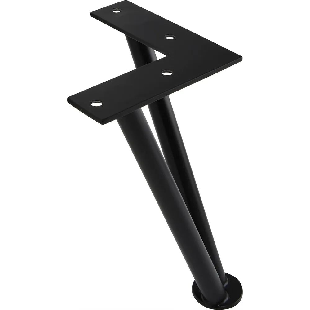 S.c. Simausrom Comservimpex Srl SRL. SIMAUSROM Haarnadelfuß 180 mm Stahl schwarz