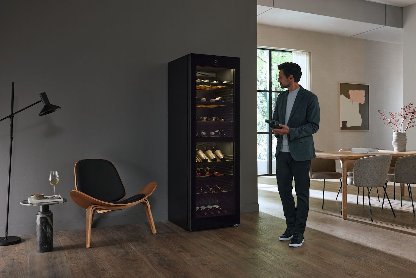 Miele KWTS 4785 F obsw Stand-Weintemperierschrank