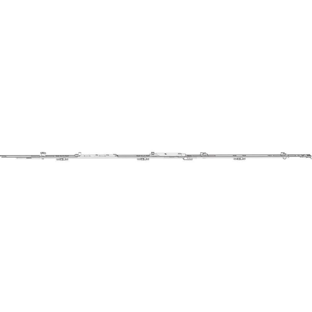 ROTO NX Axerstulp T/P Sicherheit 1V L= 890 mm FFB 801-1000 mm silber