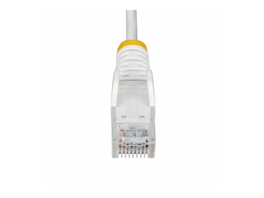 StarTech.com 2.5m White Slim CAT6 Ethernet Cable, Snagless, 28AWG, LSZH - Patch-Kabel - RJ-45 (M)