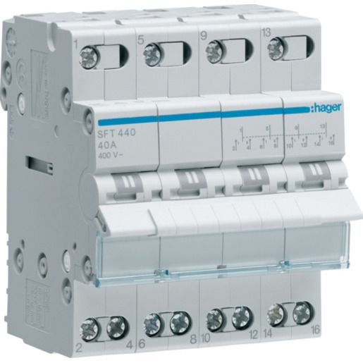 Hager NETZ-NOTSTROM-UMSCHALT.4P/40A / HAGER SFT440