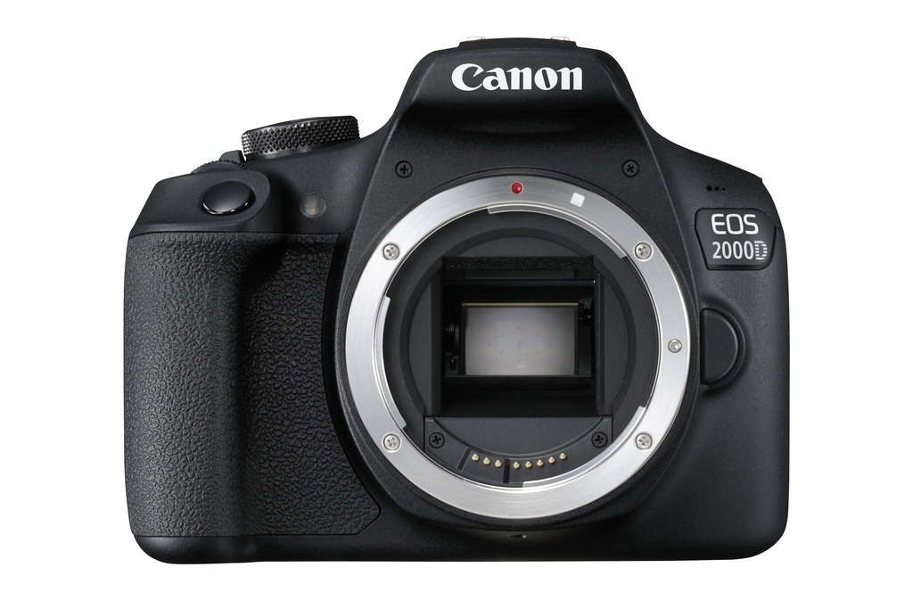 Canon EOS 2000D schwarz mit Objektiv (2728C003)