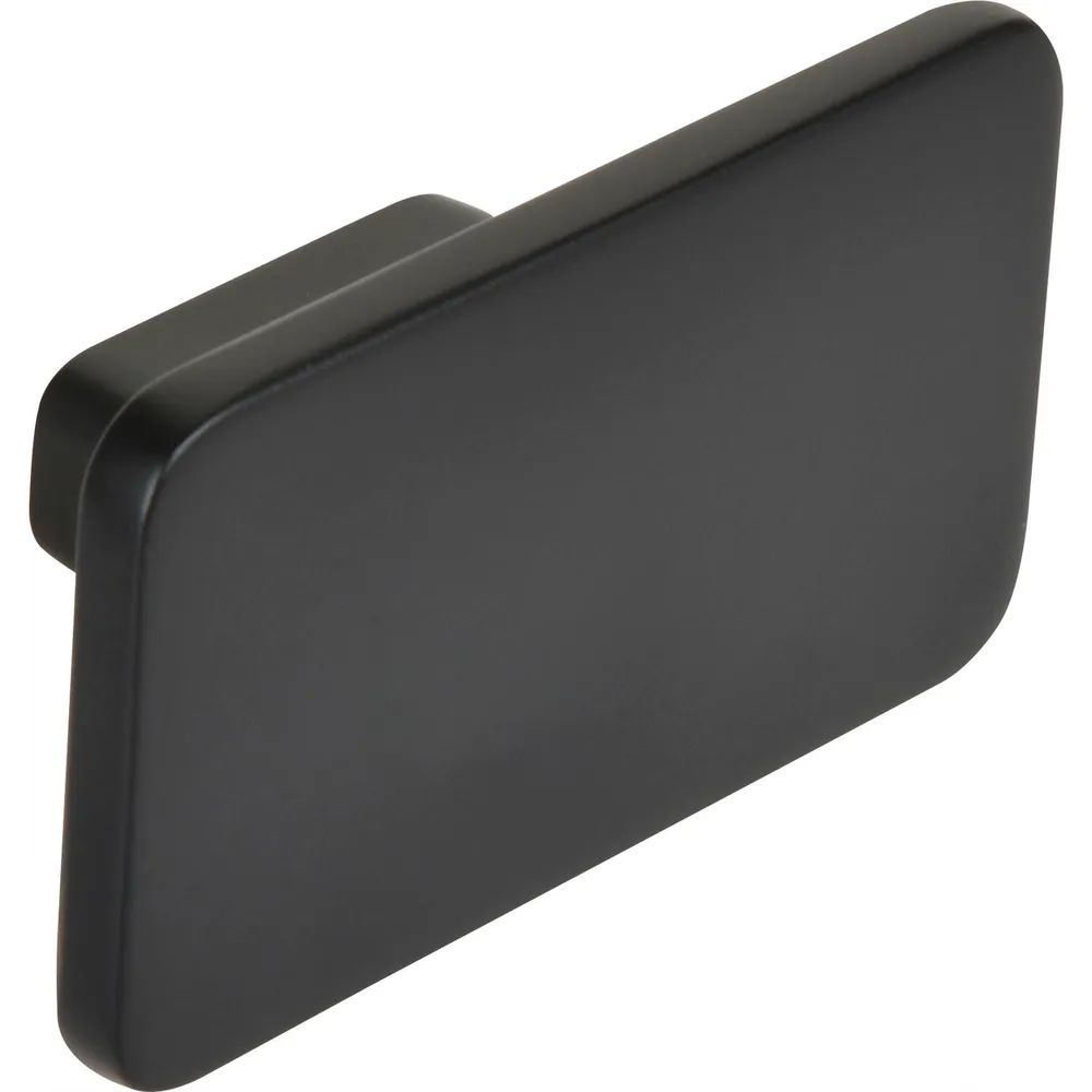 Siro Möbelknopf Biris Breite 58 mm, Zinkdruckguss schwarz matt