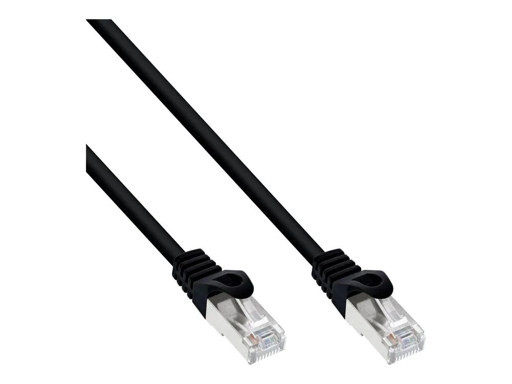 InLine 40er B-Pack Patchkabel - SF/UTP - Cat.5e - schwarz - 2m