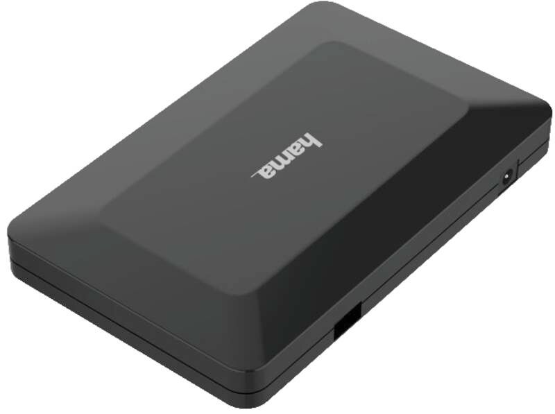 Hama 200122 USB-Hub, 4 Ports, 480 Mbit/s,+Power