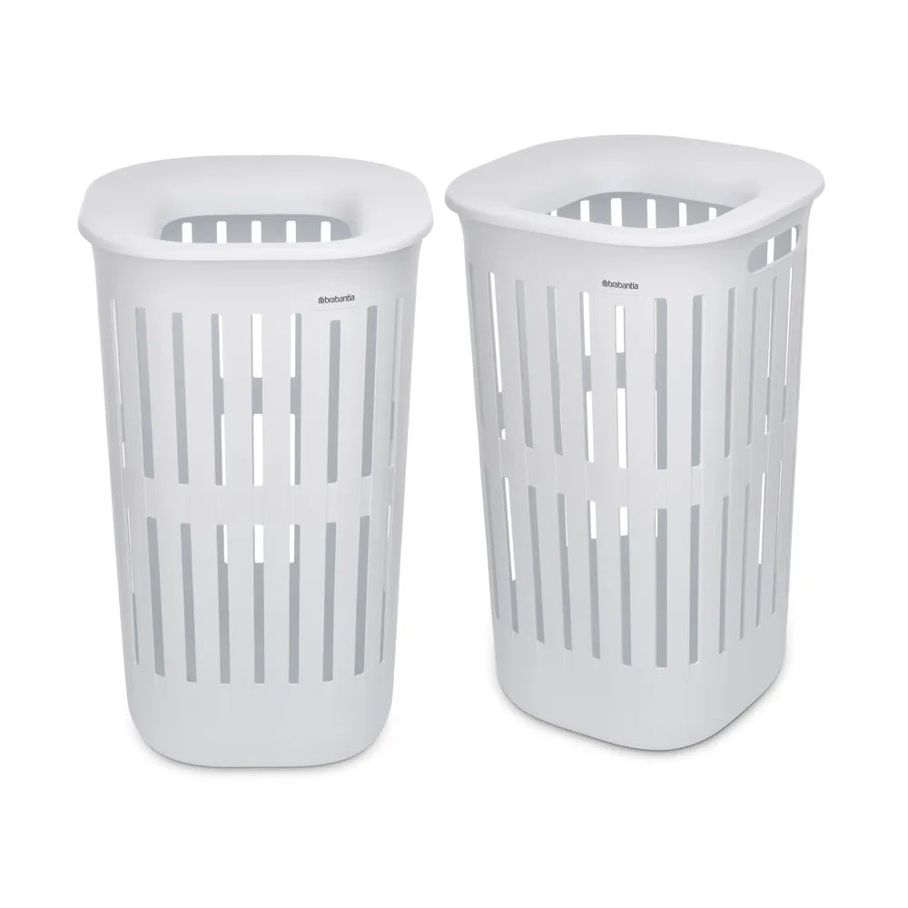 Brabantia Collect-It Wäschekorb 55 L, 2-er Set - White