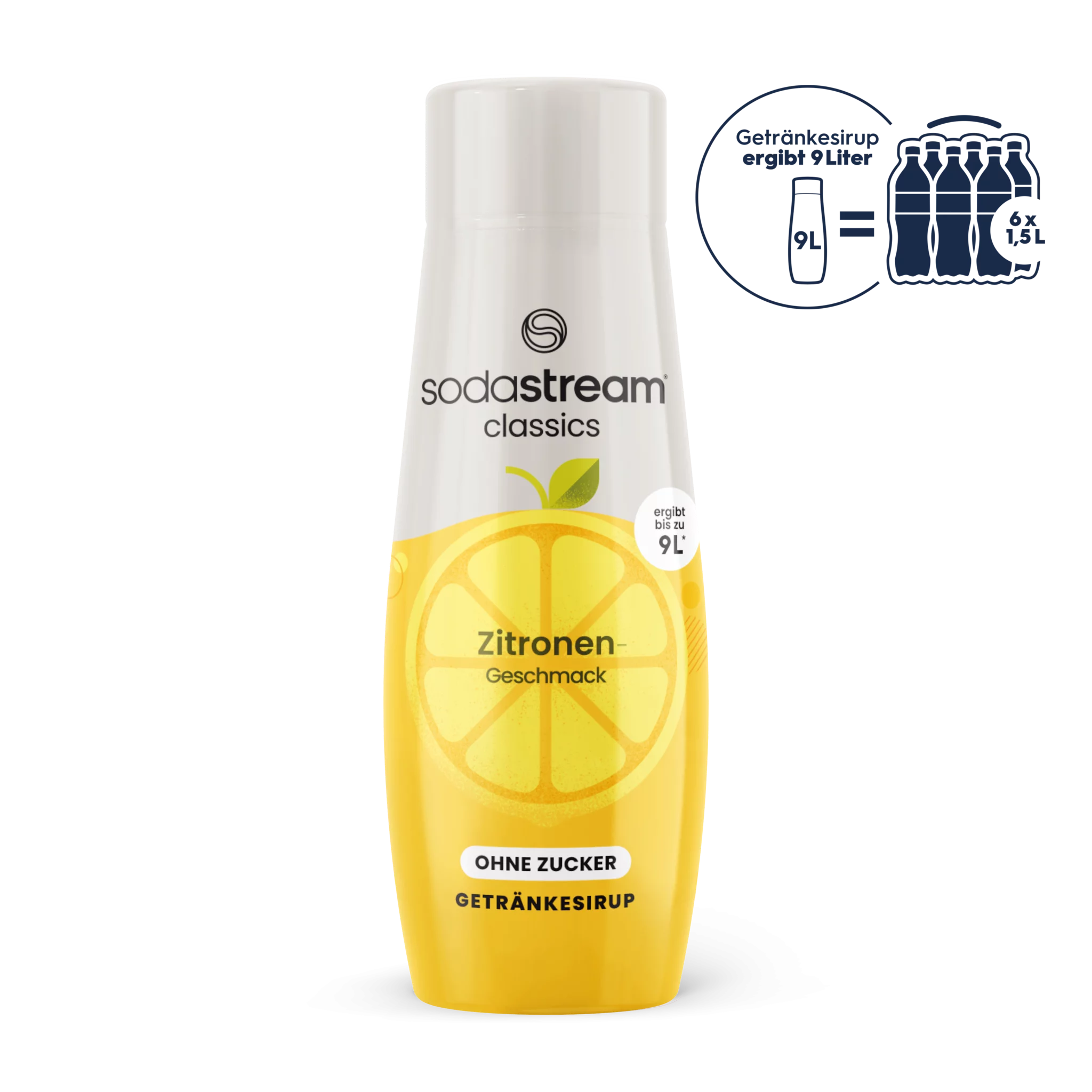 SodaStream Zitrone ohne Zucker Sirup 440ml