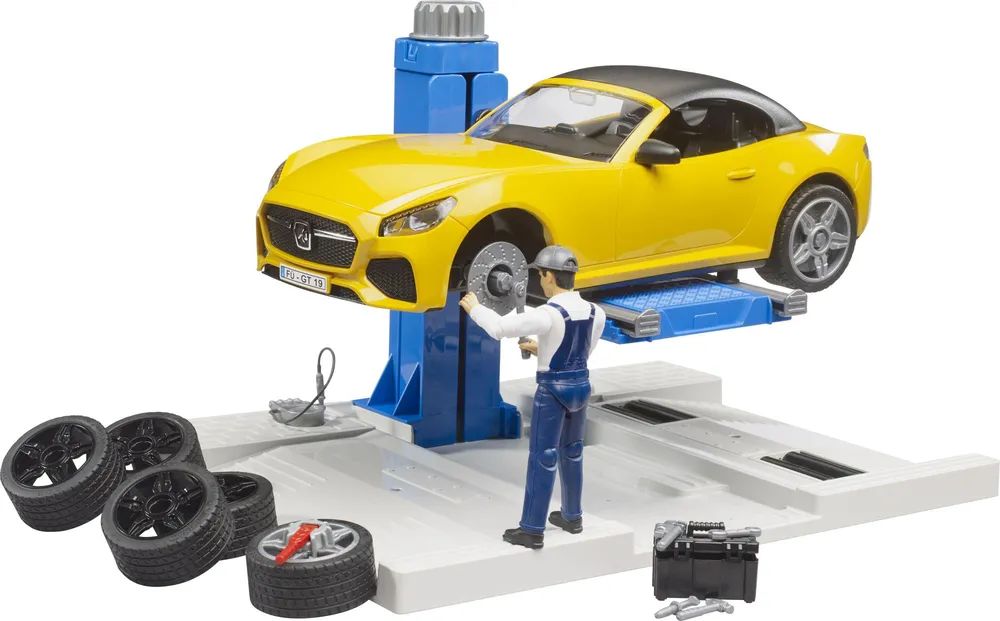 Bruder bworld PKW Service Center+ Roadster