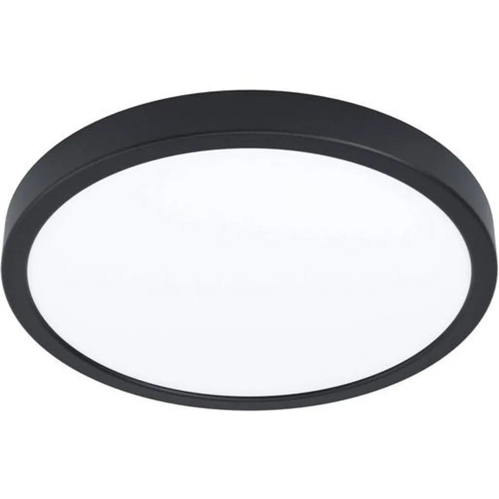 Eglo LED-DECKENLEU. Ø285 BWM 3000K / EGLO FUEVA 5 SCHWARZ 901014