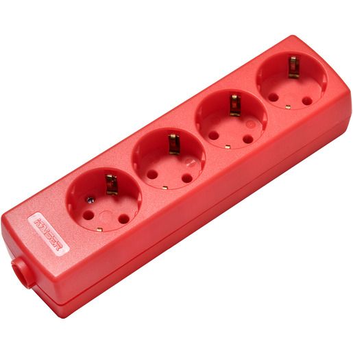 Kaiser Elektrotechnik TISCHVERTEILER O. KABEL 45°GED / KAIS K1048 ROT 4F 1048/RT