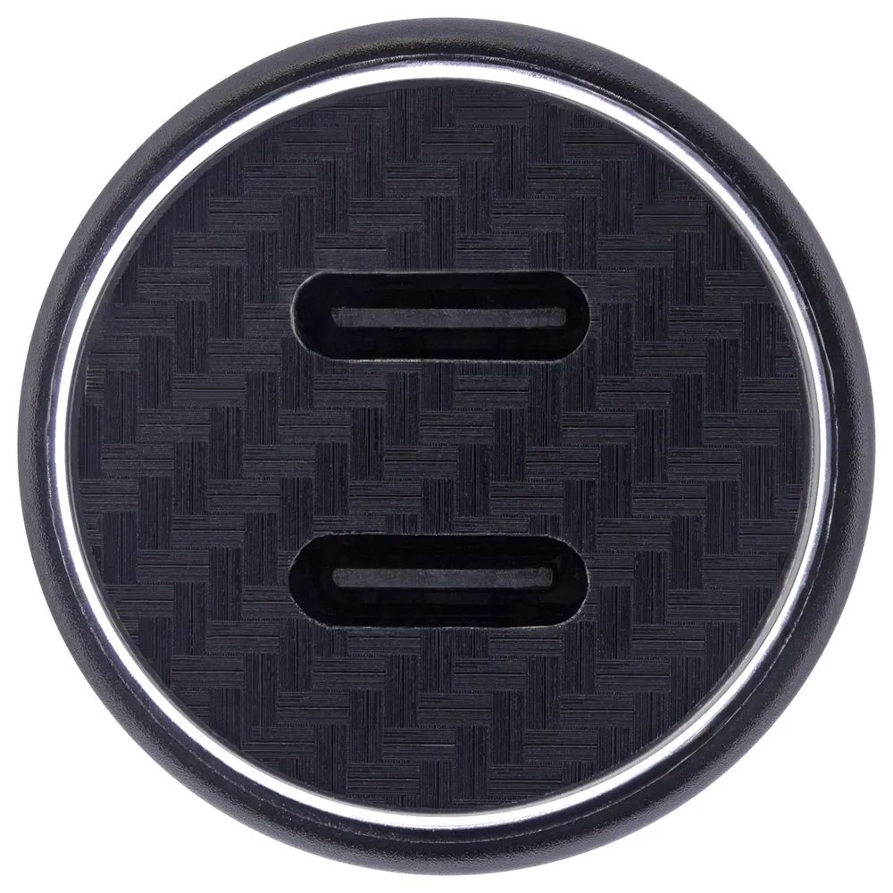 InLine USB KFZ Stromadapter Power Delivery - 2x USB-C - schwarz - max. 33W