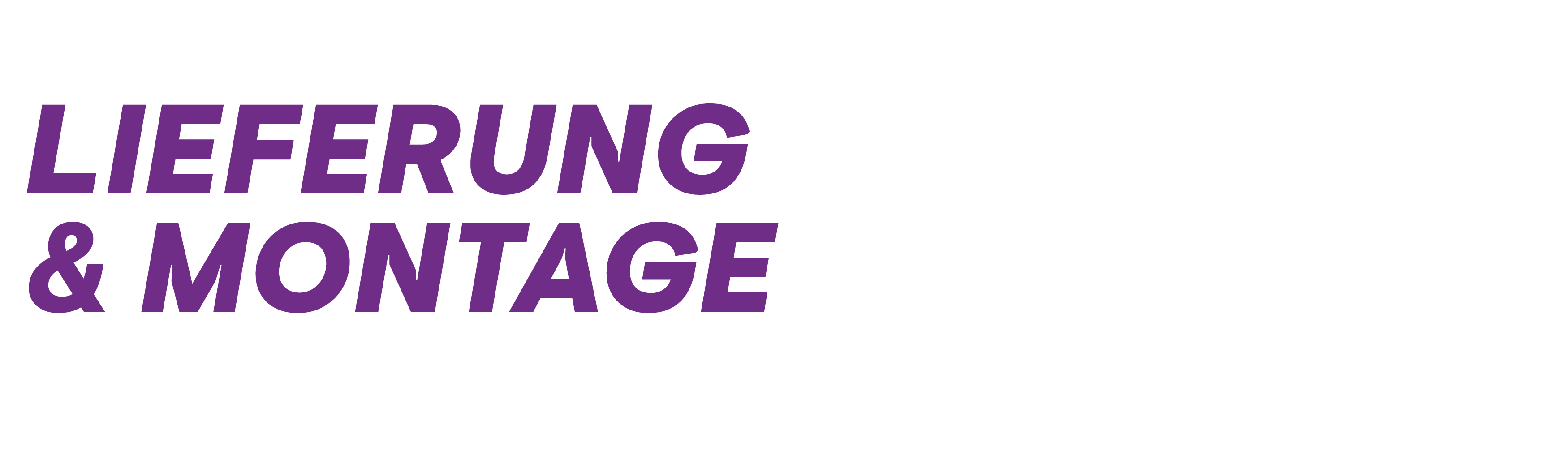 lieferung und montage
